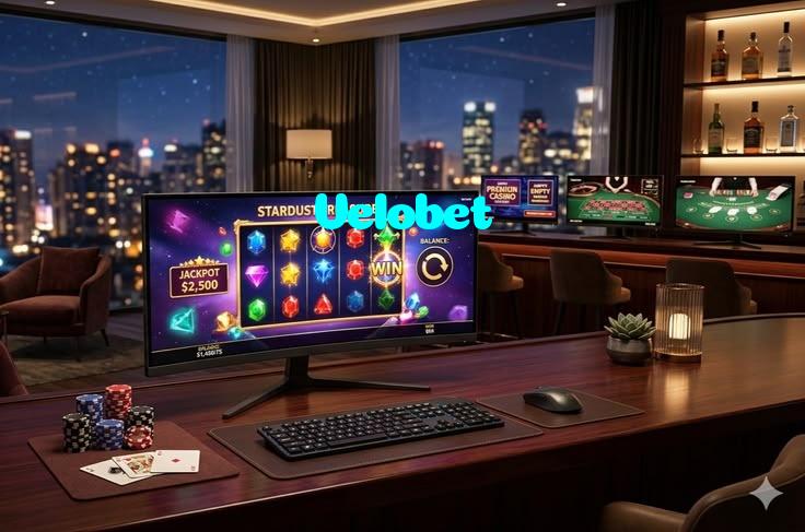 Velobet casino presented on mobile device in Pakistan with slots and live games